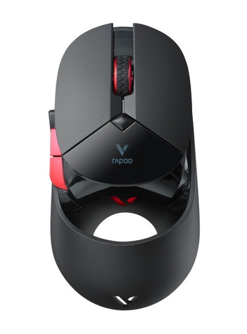 Chuột gaming 2 chế độ có dây/không dây Rapoo VT960S màu đen