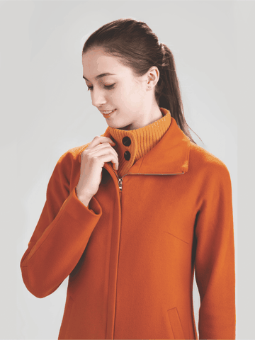 Phong thái khiêm nhường qua Áo Khoác Cashmere Thuần Khiết Nữ