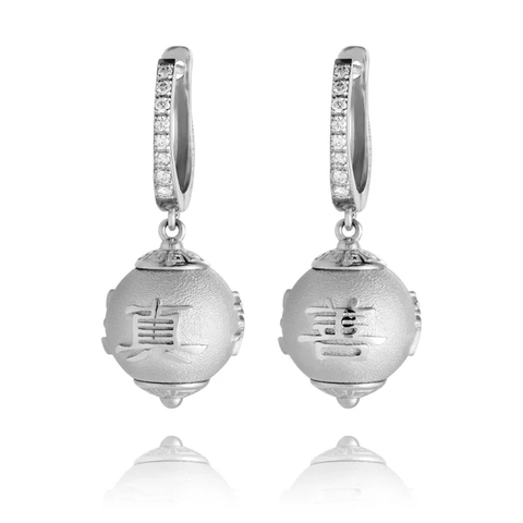 Khuyên tai (Zhen Shan Ren Timeless Heritage Earrings - Sterling Silver)