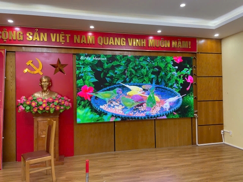 Lắp đặt màn hình P2 tại ỦY BAN NHÂN DÂN XÃ ĐÔNG NGŨ, QUẢNG NINH