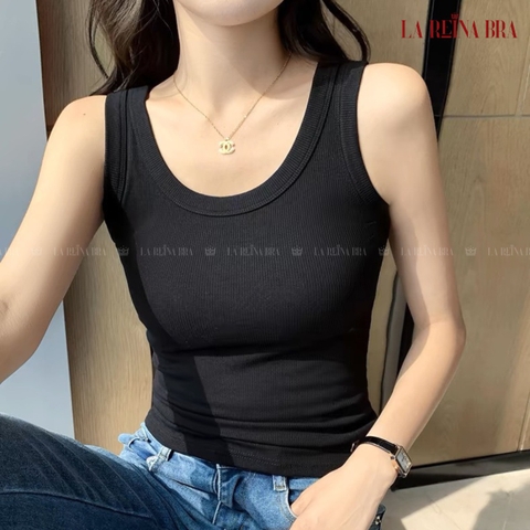 Áo ba lỗ cotton body basic