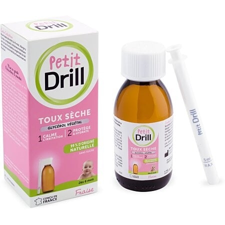 Siro ho khan, đau họng Petit Drill 125ml ( 6m+)