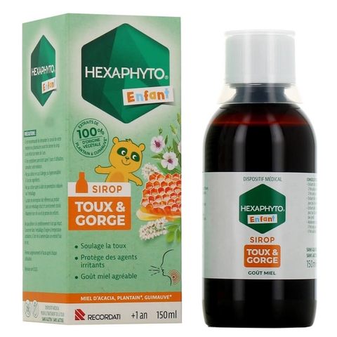 Siro trị ho khan, có đờm Hexaphyto 150ml ( 1y+)