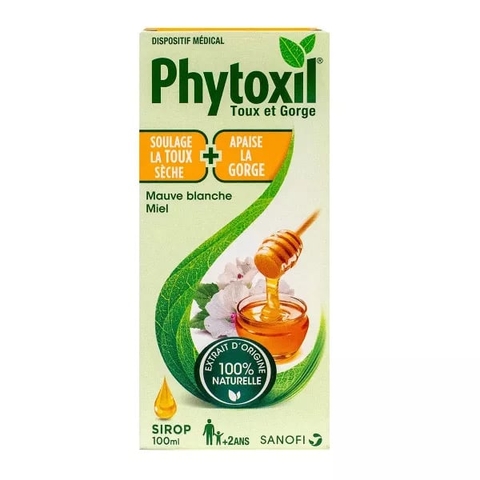 Siro trị ho khan, đau họng Phytoxil 100ml ( 2y+)