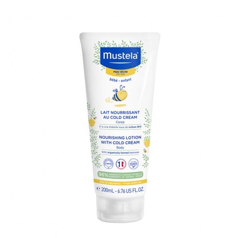 Kem dưỡng ẩm tinh chất ong Mustela 200ml ( 0m+)