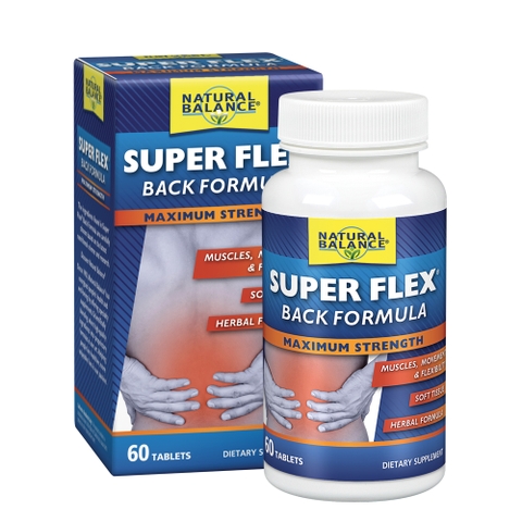 Thuốc hỗ trợ cơ lưng natural balance super flex back , 60 viên