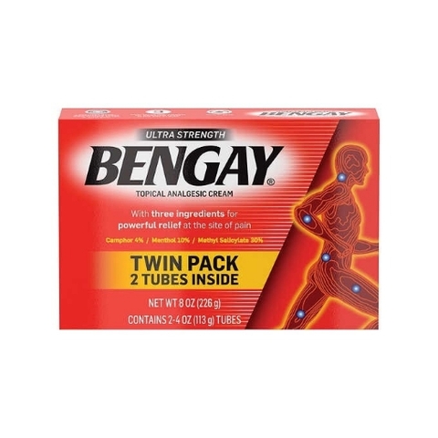 Kem xoa bóp giảm đau ultra strength bengay pain relieving cream,8oz/sét 2 hộp ~ 0.5lbs