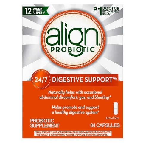 Viên uống bổ sung probiotic hằng ngày align daily probiotic supplement, 84 viên