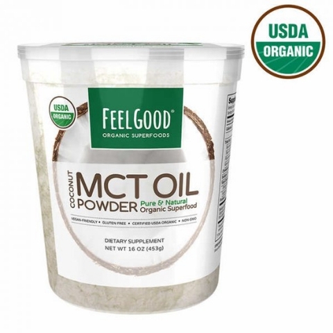 Bột dầu dừa hữu cơ Feel Good Organic Superfoods Coconut MCT Oil Powder