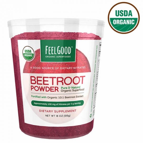 Bột củ dền hữu cơ Feel Good Organic Superfoods Beetroot Powder