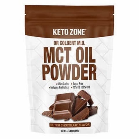 Bột dầu vị sô cô la hà lan keto zone mct oil powder - dutch chocolate