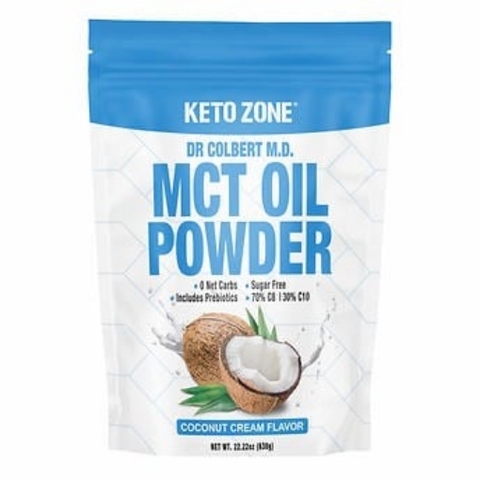 Bột dầu vị kem dừa keto zone mct oil powder - coconut cream