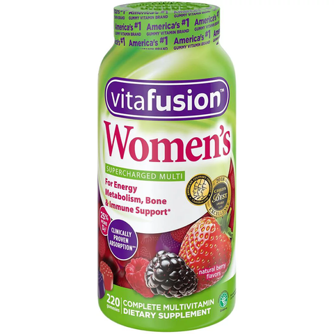 M18 VF MULTI 220 Kẹo dẻo bổ sung vitamin dành cho phụ nữ Vitafusion Women’s Multivitamin, 220 Gummies