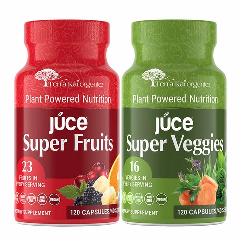 Viên uống trái cây Terra Kai Organics Juce Super Fruit & Veggie Capsules, 240 count