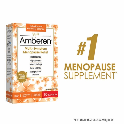 Viên uống giảm triệu chứng mãn kinh Amberen Multi-Symptom Menopause Relief, 90 viên