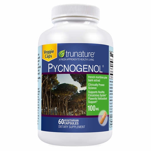 Hỗ trợ sức khỏe toàn diện với Trunature Pycnogenol 100 mg, 60 viên