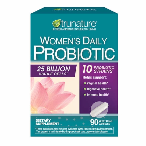 Men vi sinh cho phụ nữ Trunature Women’s Daily Probiotic, 90 viên