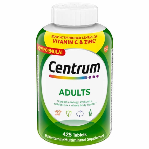 Thuốc bổ Centrum Adults Multivitamin dành cho người lớn dưới 50 tuổi, 425 viên