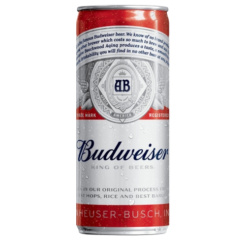 Budweiser Sleek Can 24x330ml