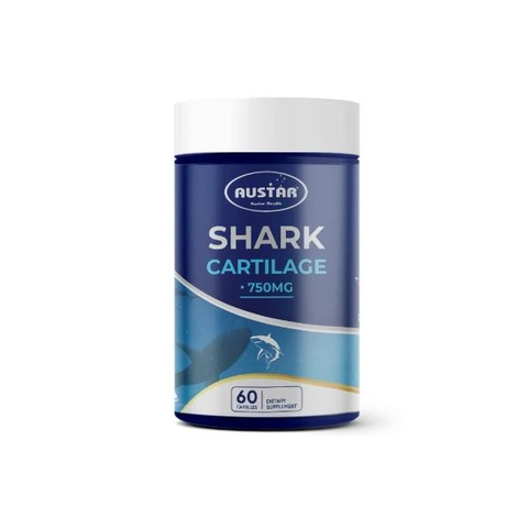Viên Uống Sụn Vi Cá Mập Austar Shark Cartilage 750mg -  Giúp Hỗ Trợ Sức Khỏe Xương Khớp