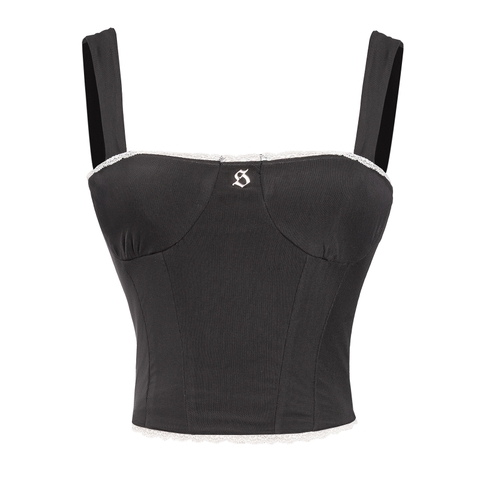 SISTERS Áo croptop kiểu Corset Fannie