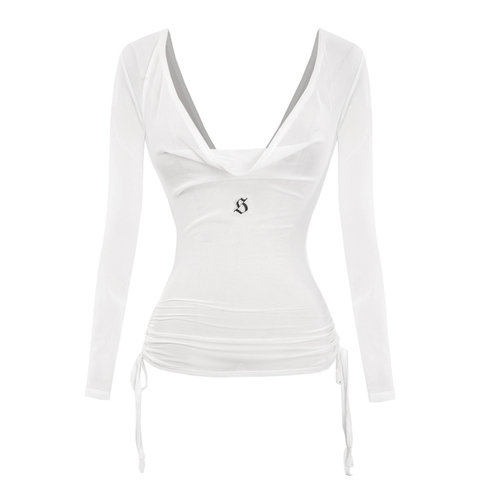 SISTERS Áo thun lưới xuyên thấu Seel