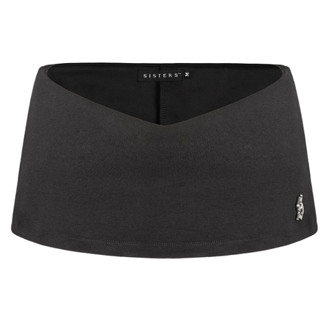 SISTERS Chân váy mini skirt lưng xéo Lyon