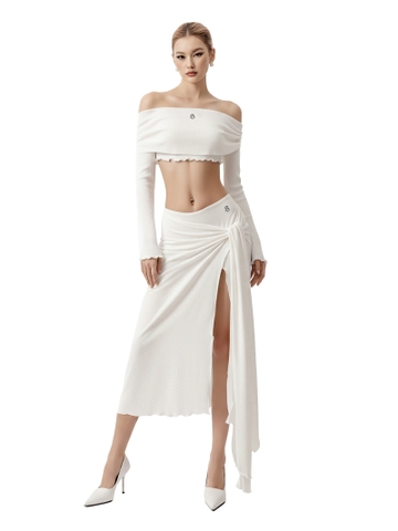 SISTERS Set áo trễ vai váy dài Alié