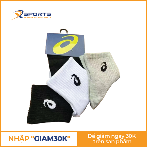 COMBO 3 ĐÔI TẤT CHẠY BỘ ACICS THOÁNG KHÍ CHO NAM NỮ MS346