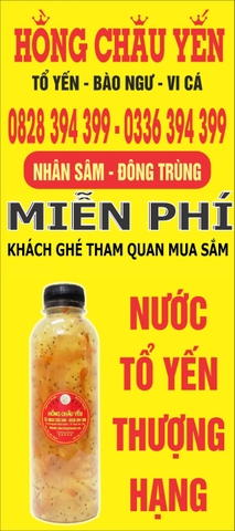 Miễn phí - Nước Tổ yến thượng hạng