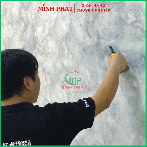 Dao Trét Giả Hiệu Ứng Bê Tông Cán Vàng Cao Cấp Minh Phát 20cm 24cm