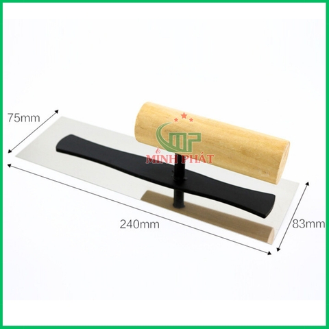 Dao Trét Bột Inox 201 Hàng Nhập Khẩu 24cm Cao Cấp Minh Phát