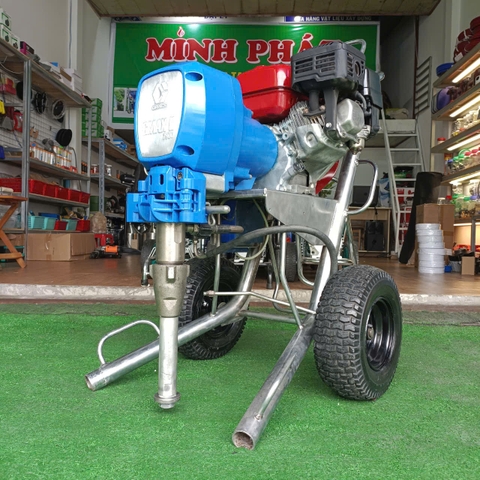 Máy Phun Bột Đặc Sơn Chống Cháy Đa Năng Gmax II 7900 95% Minh Phát