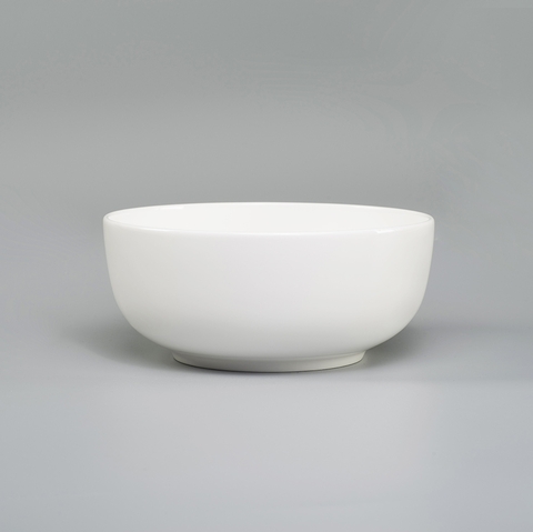 Bát, tô phở trắng 17,4cm sứ tro xương màu trắng Hàn Quốc cao cấp Hankook HOB-00104