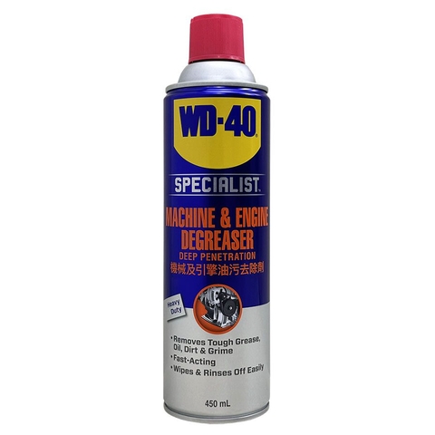 DẦU TẨY NHỜN DẦU MỠ WD-40 450ml Mach & Eng Degreaser