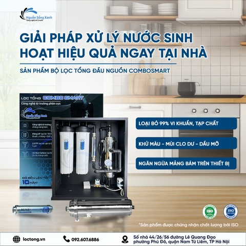 Giải pháp xử lý nước sinh hoạt hiệu quả ngay tại nhà