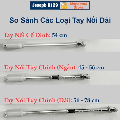 Máy cọ máy chà bàn chải làm sạch vệ sinh nhà tắm không dây Jesopb K129 Pin 4000 mAh màu trắng xám với 4 đầu cọ thay thế