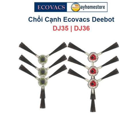 Phụ kiện Robot Ecovacs Deebot DJ35 | DJ36 Khăn Lau | Chổi Lăn Chính | Chổi Cuộn | Đôi Chổi Cạnh | Bộ Lọc Hepa