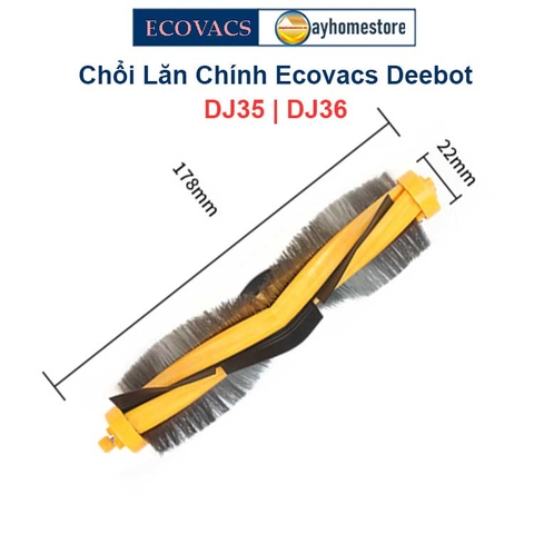 Phụ kiện Robot Ecovacs Deebot DJ35 | DJ36 Khăn Lau | Chổi Lăn Chính | Chổi Cuộn | Đôi Chổi Cạnh | Bộ Lọc Hepa