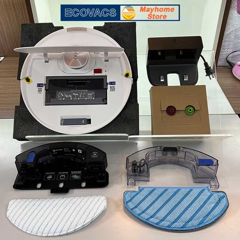 Robot hút bụi lau nhà Ecovacs T8 Max/Power - Hàng trưng bày chưa qua sử dụng- Tặng ID App Ecovacs Home
