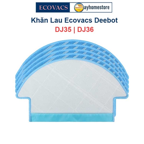 Phụ kiện Robot Ecovacs Deebot DJ35 | DJ36 Khăn Lau | Chổi Lăn Chính | Chổi Cuộn | Đôi Chổi Cạnh | Bộ Lọc Hepa