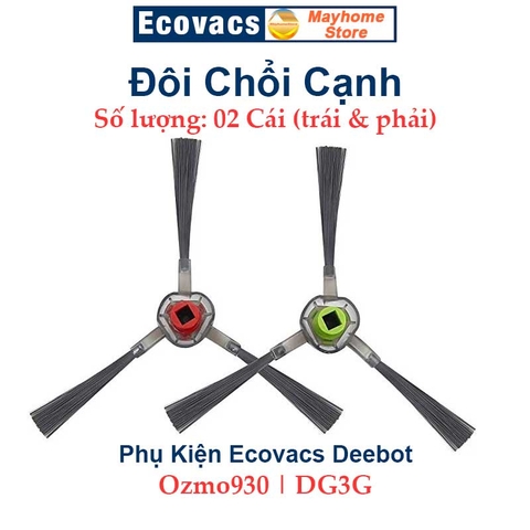 Phụ Kiện Robot Ecovacs Deebot Ozmo930 / DG3G Khăn Lau | Chổi Lăn Chính | Chổi Cuộn | Đôi Chổi Cạnh | Bộ Lọc Hepa///