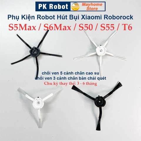 Phụ kiện Robot Xiaomi Roborock S5 Max, S6 MaxV, Roborock: S50, S51, S55, T6