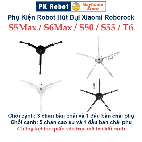 Phụ kiện Robot Xiaomi Roborock S5 Max, S6 MaxV, Roborock: S50, S51, S55, T6