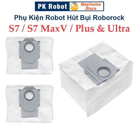 Phụ kiện Robot Hút Bụi Lau Nhà Roborock S7, S7 MaxV, S7 MaxV Plus & Ultra - Chổi lăn, Chổi cạnh, Lọc Hepa, Khăn Lau///