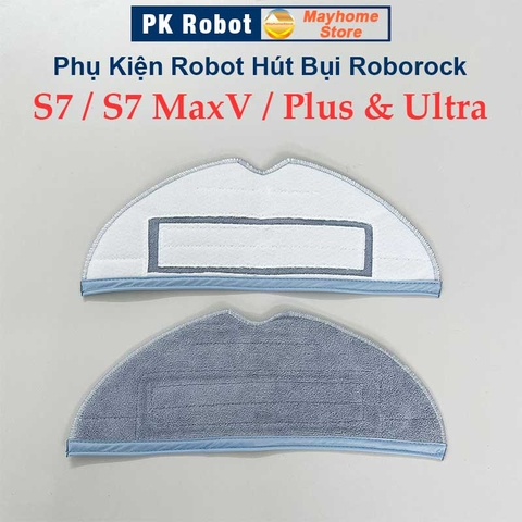 Phụ kiện Robot Hút Bụi Lau Nhà Roborock S7, S7 MaxV, S7 MaxV Plus & Ultra - Chổi lăn, Chổi cạnh, Lọc Hepa, Khăn Lau///