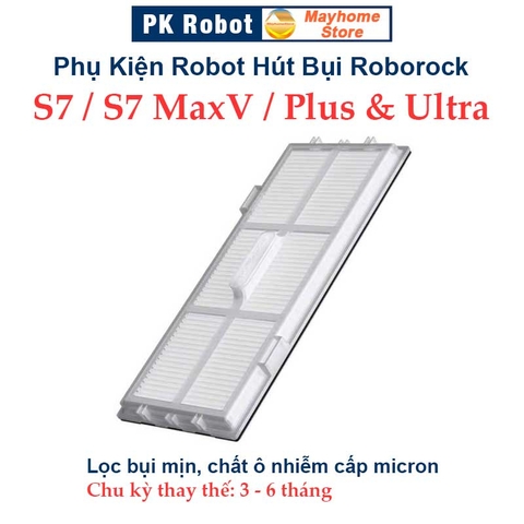 Phụ kiện Robot Hút Bụi Lau Nhà Roborock S7, S7 MaxV, S7 MaxV Plus & Ultra - Chổi lăn, Chổi cạnh, Lọc Hepa, Khăn Lau///