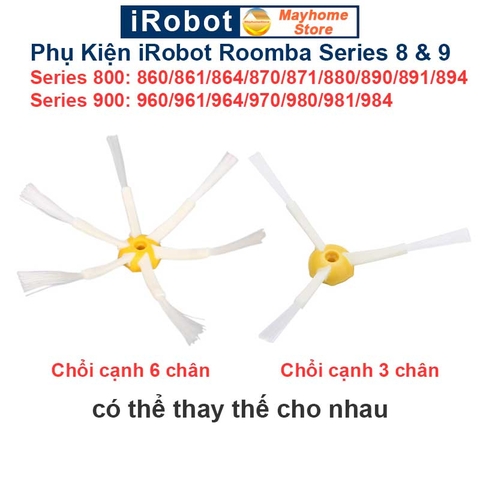 Phụ Kiện Robot Hút Bụi iRobot Roomba Series 8 & 9, Các model iRobot Roomba bắt đầu bằng số 8 và số 9