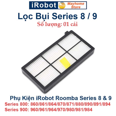 Phụ Kiện Robot Hút Bụi iRobot Roomba Series 8 & 9, Các model iRobot Roomba bắt đầu bằng số 8 và số 9