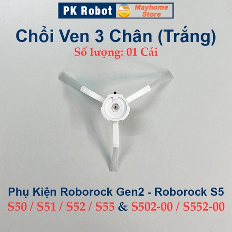 Phụ kiện Robot Xiaomi Roborock Gen2, Roborock S50, S51, S52, S55, S502, S552. Chổi lăn, chổi cạnh, khăn lau, bộ lọc //